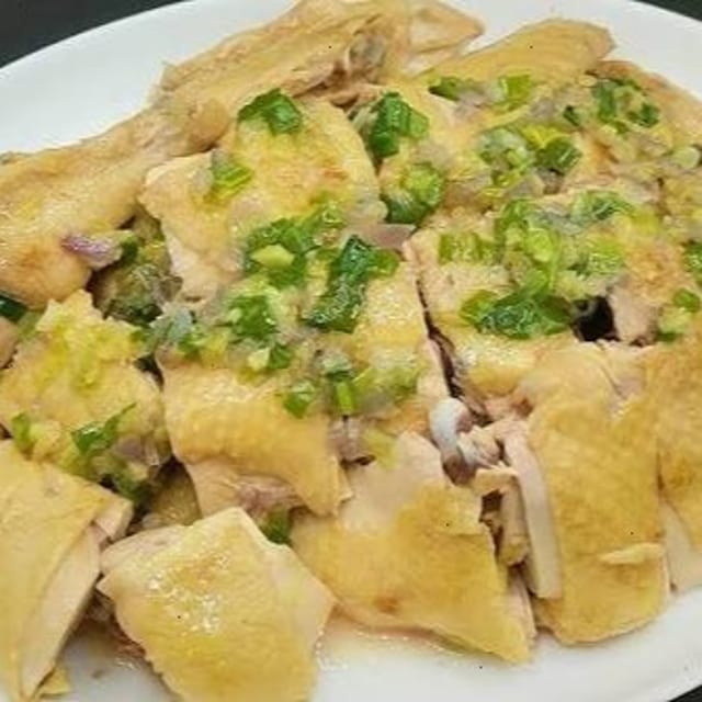 Signature Scallion Chicken.