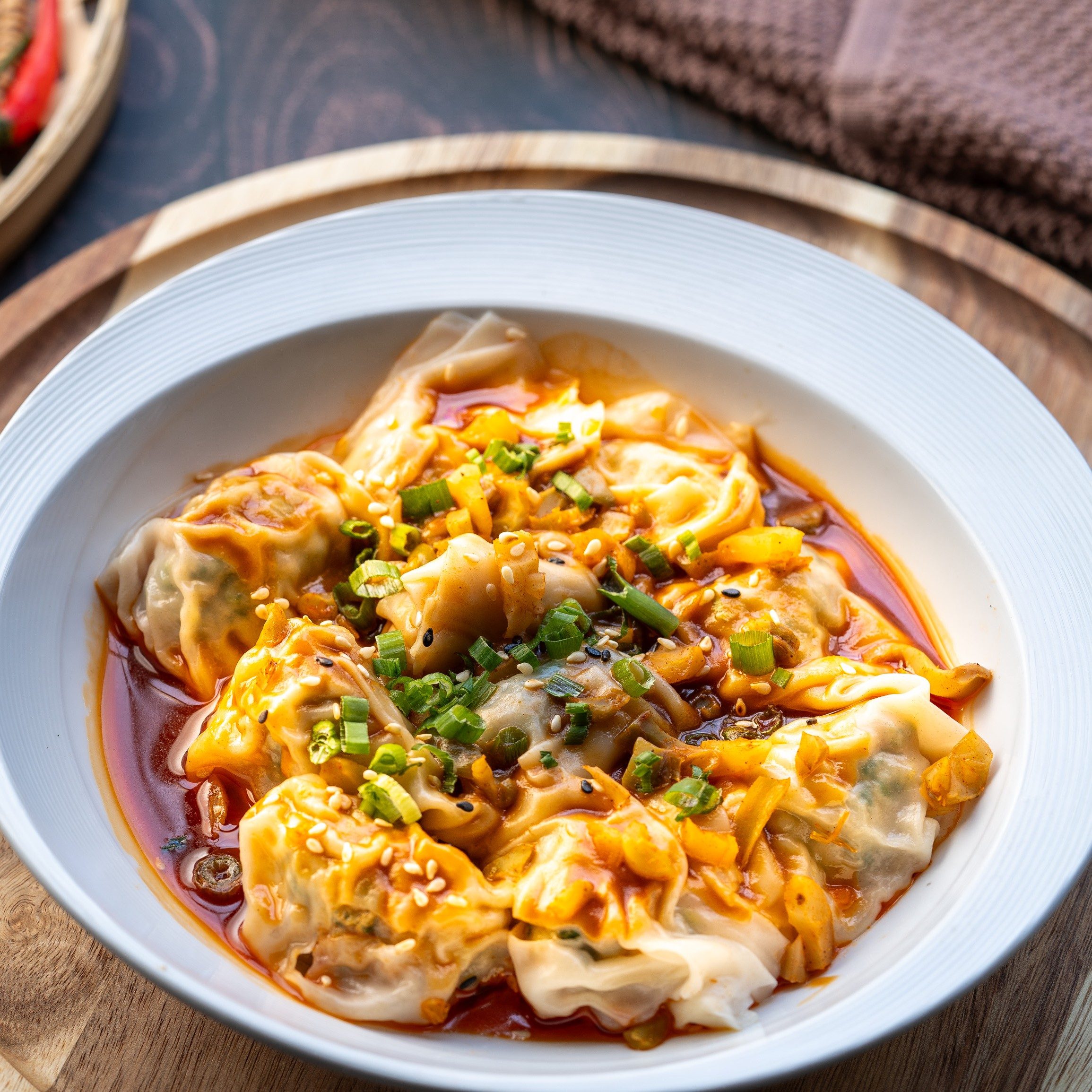 Wonton/Dumpling In Chili Oil.
