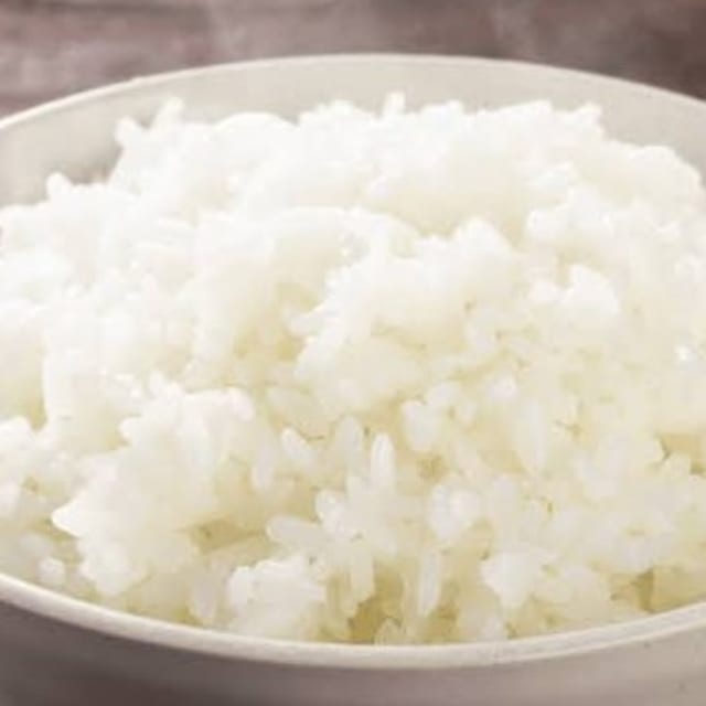 Steamed Rice.