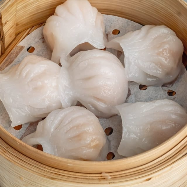 Crystal Shrimp Dumplings.