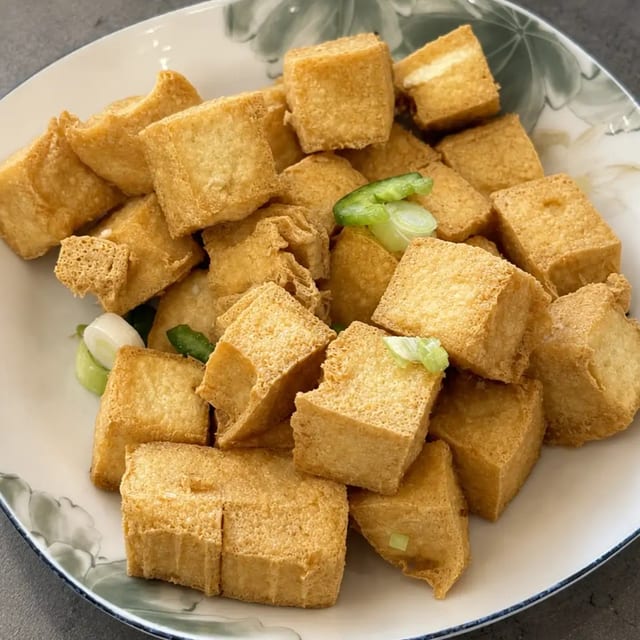 Deep Fried Salt & Pepper Tofu.
