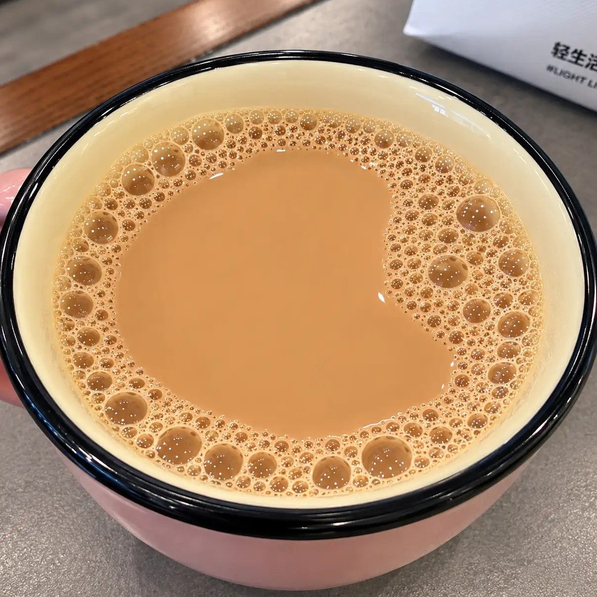 Hong Kong-Style Hot Milk Tea.