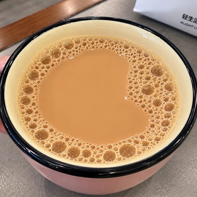Hong Kong-Style Hot Milk Tea.