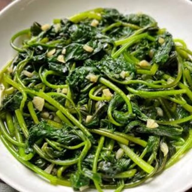 Sweet Potato Leaves In House Broth.