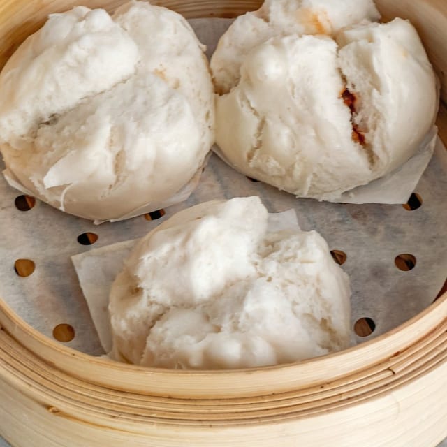 Steamed Barbecued Pork Buns.