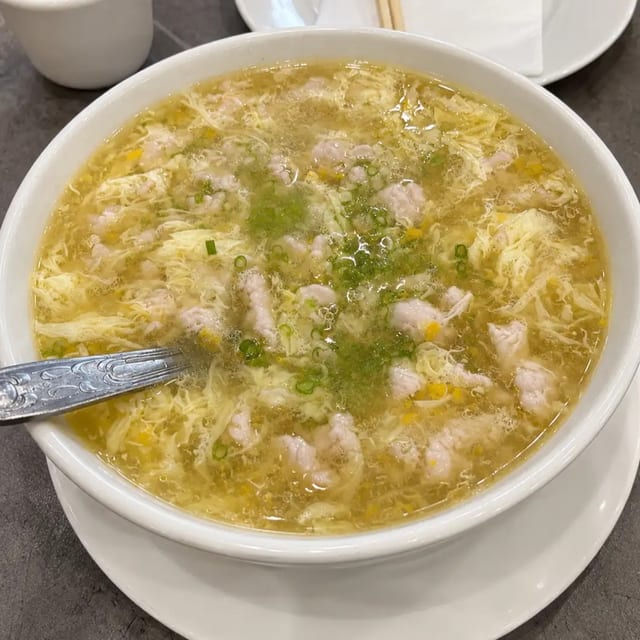 Chicken & Corn Soup.