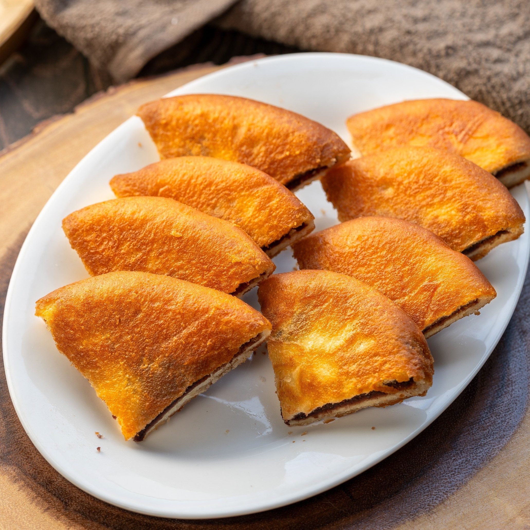 Red Bean Paste Pancake.